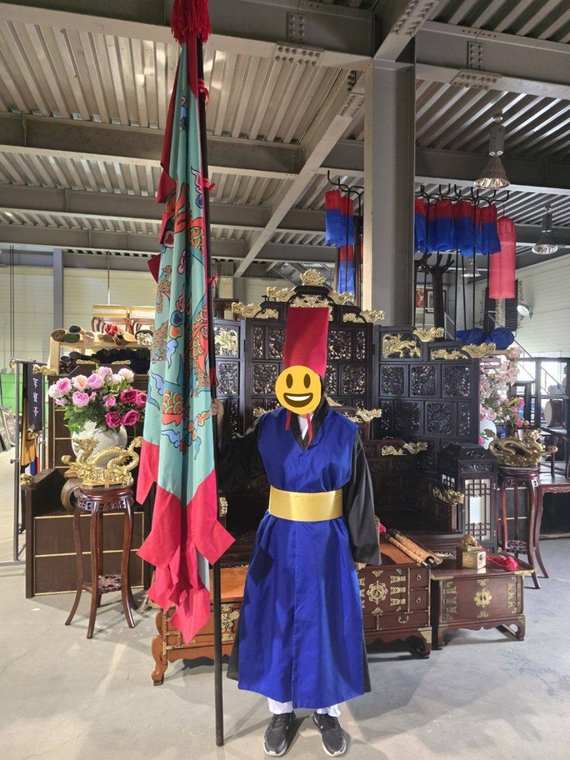 깃발 대여 행사 설치 사진 9