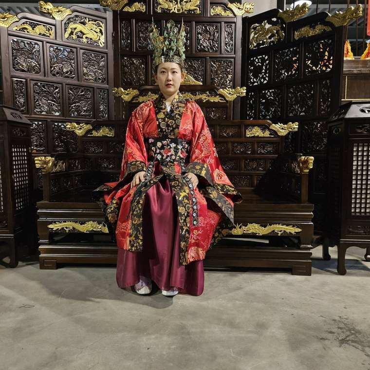 삼국시대 왕비의상 대여 새 촬영 사진 2