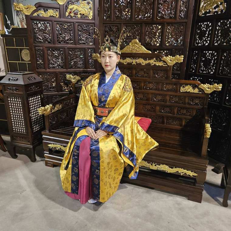 삼국시대 왕비의상 대여 새 촬영 사진 3