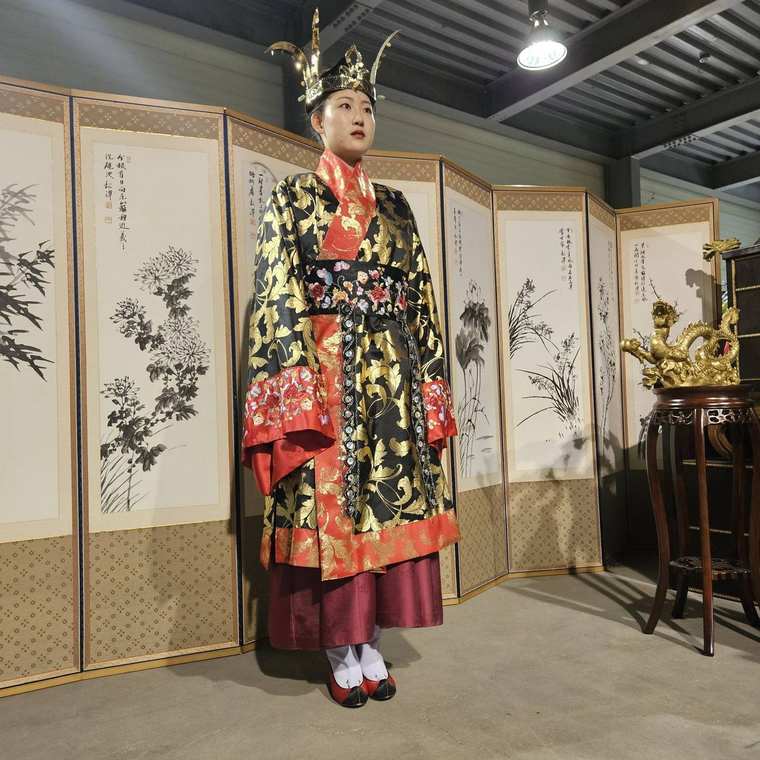 삼국시대 왕비의상 대여 새 촬영 사진 5