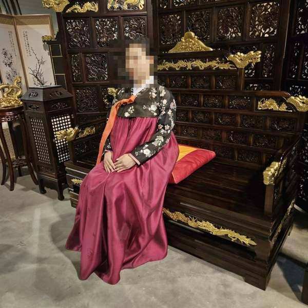 여자한복 대여 행사 착용 사진 4