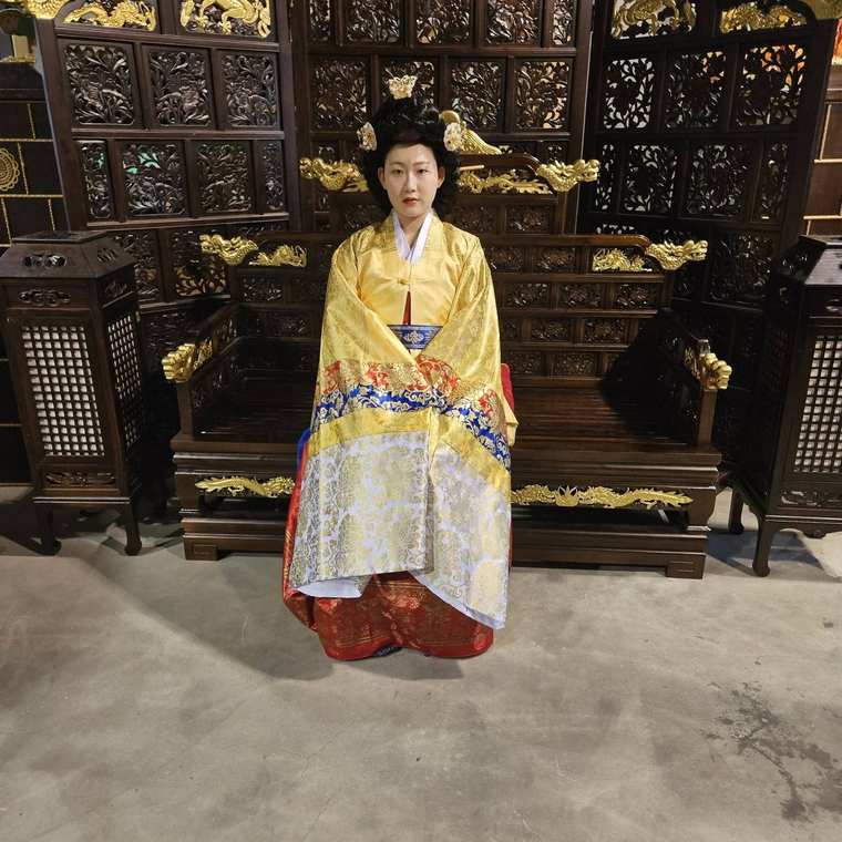 왕비의상 대여 새 촬영 사진 3