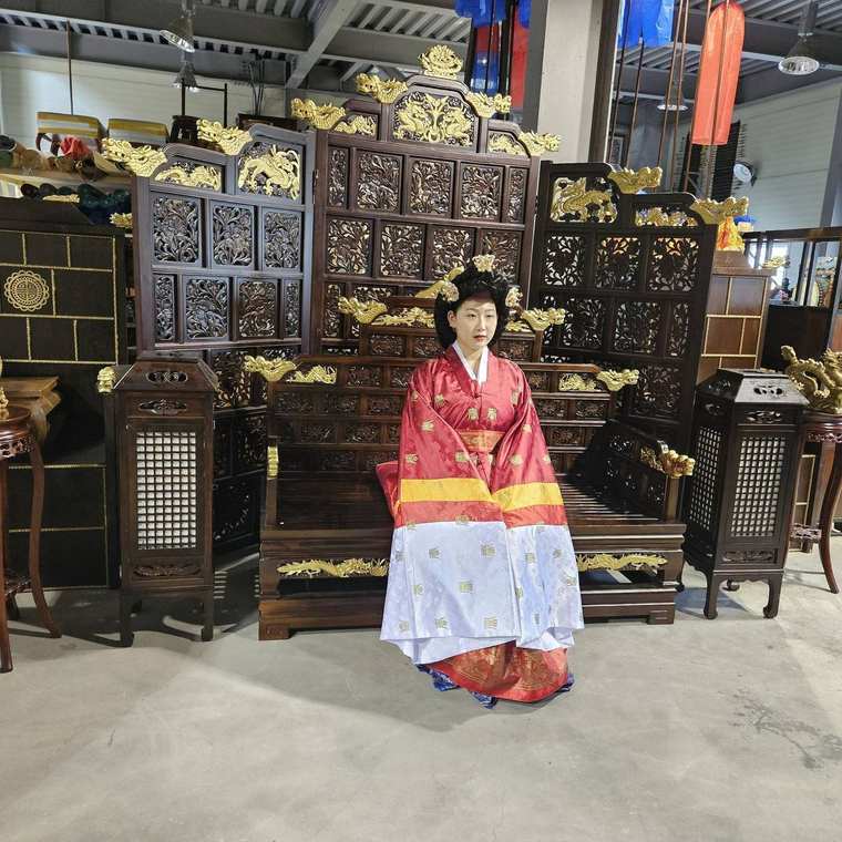 왕비의상 대여 새 촬영 사진 5