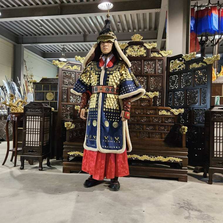조선시대 갑옷 대여 새 촬영 사진 3
