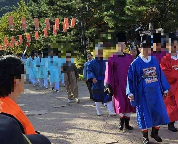 감사행렬 사진